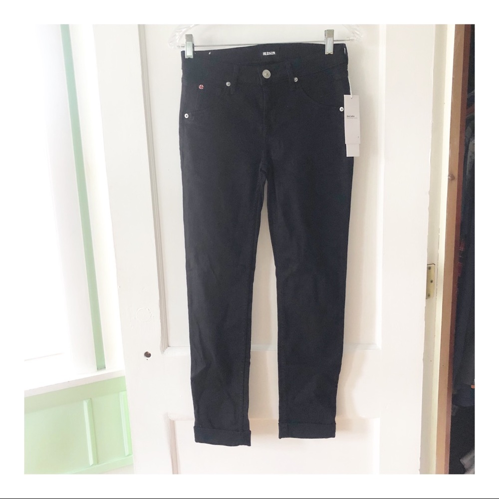 NWT Hudson Bacara Crop Straight Jeans Rolled